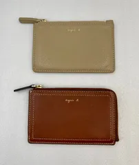 美品 agnès b. レザー ミニ カードケース 2点まとめ売り♯③R