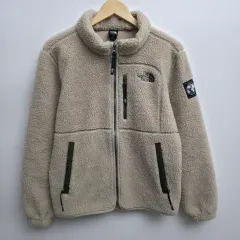 S THE NORTH FACE ザノースフェイス ボア フリース ジャケット ベージュ