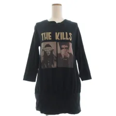 ヒステリック Hysteric Tシャツ カットソー 七分袖 プリント 05173CL03 黒 ブラック F