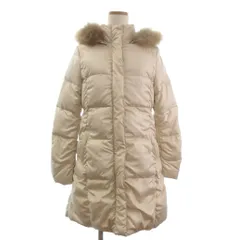 イング INGNI ダウンコート ひざ丈 長袖 アイボリー M ■FF