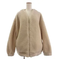 ルヴァンスフル le vent souffle ボアフリースジャケット 長袖 アイボリー F