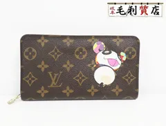 ルイヴィトン LOUIS VUITTON M61729 モノグラム ポルトモネジップ 村上隆 パンダ ラウンドファスナー【中古】財布