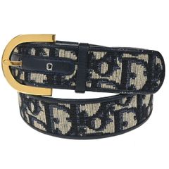 Christian Dior CDロゴバックル レザー ベルト 80 ブラック - メルカリ