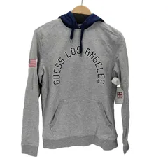 ゲス GUESS Glen Fleece Pullover Hoodie  メンズ import：S 