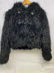 ANDWANG アンドワン Petit Fur Duffle Coat ファーダッフルコート サイズ: F カラー: ブラック レディース ジャケット