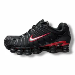 参考上代25,630円 NIKE NIKE SHOX TL BLACK/METALLIC SILVER-UNIVERSITY RED ナイキ ショックス TL スニーカー 靴 ナイキ CN0151-003 ブラック 27 27cm （6902M）