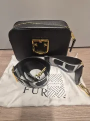 フラ ブラック カメラバッグ + ストラップ ダストバッグ