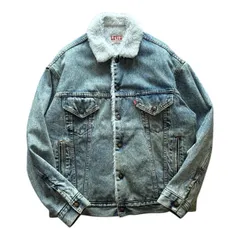 1980's Levi's DENIM BOA TRUCKER JACKET