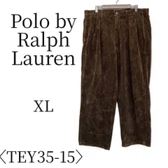 Polo by Ralph Lauren ポロバイラルフローレン ブラウン コーデュロイパンツ XL(LL) TEY35-15