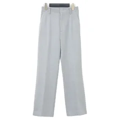 green label relaxing グリーンレーベル リラクシング パンツ グレー サイズ:36(S) | 23秋冬 パウダー ビューティー パンツ / スラックス | センタープレス ストレッチ ギャザー ウール【レディース】【中古】