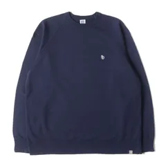 STANDARD CALIFORNIA スタンダードカリフォルニア スウェット ネイビー 紺 サイズ:L | 24AW ワンポイント 刺繍 スウェットシャツ (SD PIMA COTTON CREW SWEAT) | 日本製【メンズ】【中古】