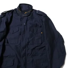 アルファ インダストリーズ M-65 フィールド ジャケット 紺 (S-R) ネイビー ALPHA ミリタリー M65 アメリカ古着 USED ビンテージ ヴィンテージ