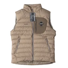 【新品】F.C.Real Bristol エフシーレアルブリストル ベスト ベージュ サイズ:S | 25AW エクスペディション リップストップ ダウンベスト(EXPEDITION DOWN VEST) | アウター ジャケット ブルゾン 上着【メンズ】
