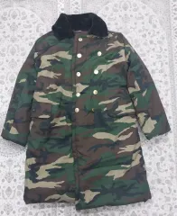 ヴィンテージ ミリタリー KARA（カラ） ファー ゴールドボタン コート F (内側 フリース 105-110)