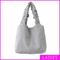 【新品・未使用】 ハンドルバッグ レディース ラメ フリル ギャザー ボリューム A4 ポケット パスケース 軽量 こなれ感 ファッション おしゃれ 大人 かわいい 横長 通勤 手提げ 鞄 バッグ シルバー 銀色 白 グレー 622-086-CPZ