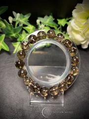 💎天然石 ✨大玉🌈虹有✨️高品質  スモーキーアイリス （高発色）    ブレスレット   レディース＆メンズ     E795