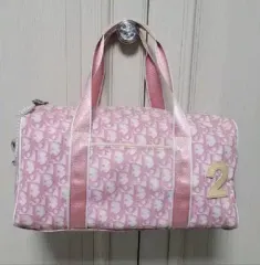 ディオール ピンク オブリーク ナンバー2 ボストンバッグ