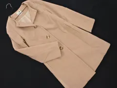 earth music&ecology アースミュージック＆エコロジー ノーカラー コート sizeM/ベージュ ◇■ レディース