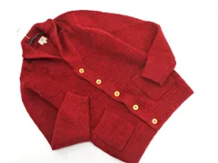 green label relaxing グリーンレーベルリラクシング ユナイテッドアローズ ウール100% カーディガン sizeL/赤 ◇■ メンズ