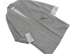 PLST プラステ ウール混 ロング カーディガン sizeM/グレー ◇■ レディース