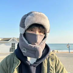 フライトキャップ ファー 帽子 パイロット メンズ レディース キャップ 毛皮帽子 飛行帽 パイロットキャップ 耳あて付き