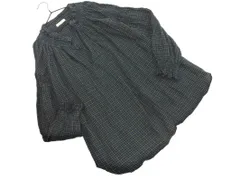 studio CLIP スタジオクリップ チェック ブラウス シャツ sizeM/緑 ◇■ レディース