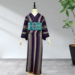 セミアンティーク着物　レトロ着物　正絹