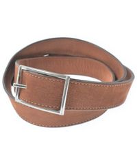 新品☆ROCK・DUDE レザーベルト☆ベージュ☆牛革☆サイズL - メルカリ