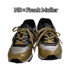 限定品【New Balance × FRANCK MULLER】コラボスニーカー　ゴールド