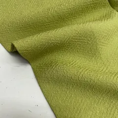 単衣 色無地 正絹 66.5 一つ紋 美しい地模様 袷 着物 MK-3562