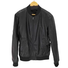 ザラ ZARA フェイクレザーボンバージャケット メンズ import：M 