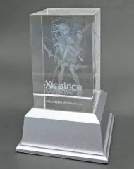 【中古】置物・装飾品 [単品] 音羽一姫 3Dクリスタル 「PS5/PS4/Switchソフト シカトリス エビテン3Dクリスタルセット」 同梱特典