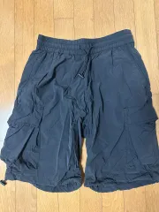 ZARA ザラ ブラック カーゴ ハーフパンツ S