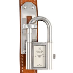 HERMES ケリーウォッチ シルバー925 レディース腕時計 スイス製 南京錠