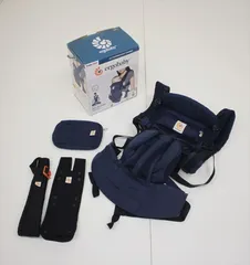 エルゴ OMNI 360 クールエア ミッドナイトブルー ergobaby ベビーウェストベルト付 新生児OK クリーニング済み D27C052