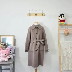 ヴィンテージ OLIVE DES OLIVE ウール ロング コート(ジャケット)