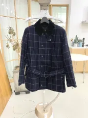 BARBOUR × BEAMS F 40周年 別注 View-Champ ベルト付き ウールジャケット サイズ 36