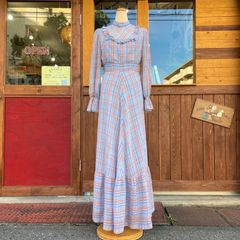 DAKS LONDON ダックスロンドン（44）ワンピース 七分袖 スカーフ付き