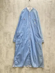 Lee リー ロングデニム ワンピース sizeM/水色 ■◇◎レディース