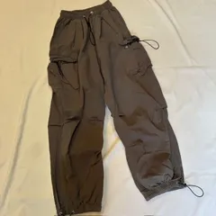 パラシュート カーゴパンツ 　スモーキーグレー 　Sサイズ