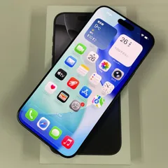 SIMフリー iPhone 16 Pro Max 256GB ブラックチタニウム