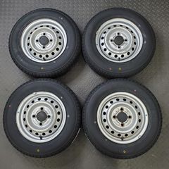 新車外し145/80R12 ハイゼットジャンボ 純正 4本　出品Ｂ：2本セット 新車外し 2024年製 145/80R12 ハイゼットジャンボ 純正 4本セット