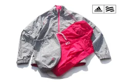 【中古】アディダスゴルフ｜adidas｜テーラーメイドゴルフ｜収納袋付きレインスーツ｜2WAYジャケット×ロングパンツ｜レディースゴルフウェア｜M