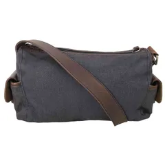 ローレンラルフローレン LAUREN RALPH LAUREN レザー切替 キャンバス ショルダーバッグ レディース 表記無 