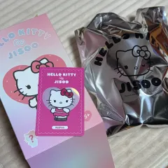 BLACKPINK ジス X hello kitty(ハローキティ) レッドピンク キーホルダー 未開封 新品