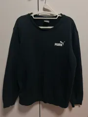 プーマ ブラック スウェット M / 実寸 110