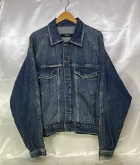 REPRESENT リプレゼント ダメージ加工 ラグラン オーバーサイズ セルビッチデニムジャケット サイズ：L カラー：インディゴ