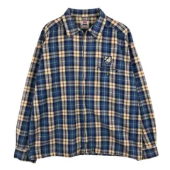 古着 90年代~ リーバイス Levi's フルジップ 長袖 フランネルチェックシャツ メンズL相当 ヴィンテージ/eaa609299