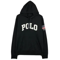 古着 ラルフローレン Ralph Lauren POLO RALPH LAUREN 星条旗柄 スウェットプルオーバーパーカー メンズL相当/eaa459456