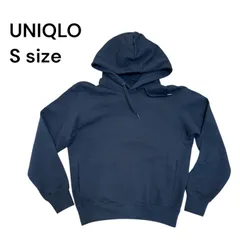 UNIQLO　ユニクロ　フード付き　スウェットプルパーカ　パーカー　ブラック　Sサイズ　モノトーン　シンプル